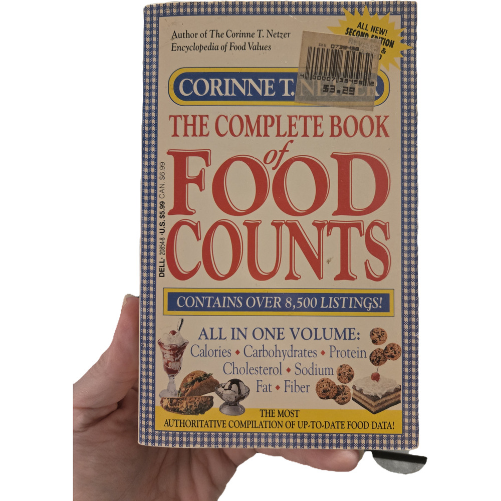 The Complete Book of Food Counts Corinne T. Netzer 1991 Diet Nutrition